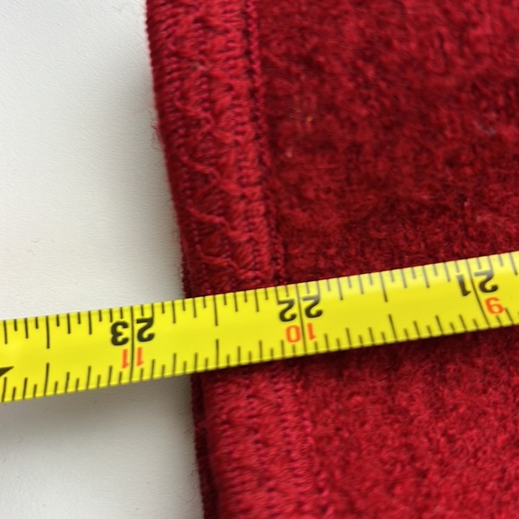 baya red wool embroidered cardigan jacket - Picture 9 of 10